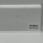 Плинтус Arbiton INDO 40 WHITE MAT