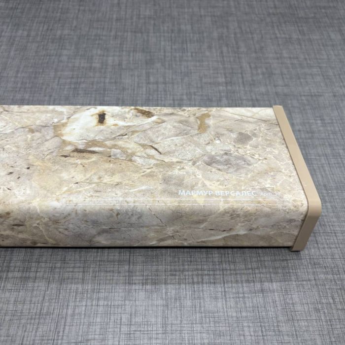 Подоконник ПВХ Plastolit мрамор версалес квадратный капинос