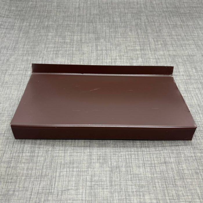 Отлив металлический оконный коричневый