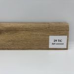 Плинтус Тис с кабель каналом 29 дуб замковой (ПВХ)