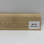 Плинтус Тис с кабель каналом 85 дуб ванкувер (ПВХ)