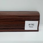 Плинтус Тис с кабель каналом 41 махон (ПВХ)